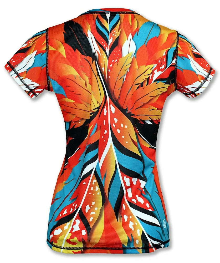 INKnBURN Women's Feather Tech Shirt (XXS) 4 INKnBURN Women's Feather Tech Shirt (XXS) - Image 2