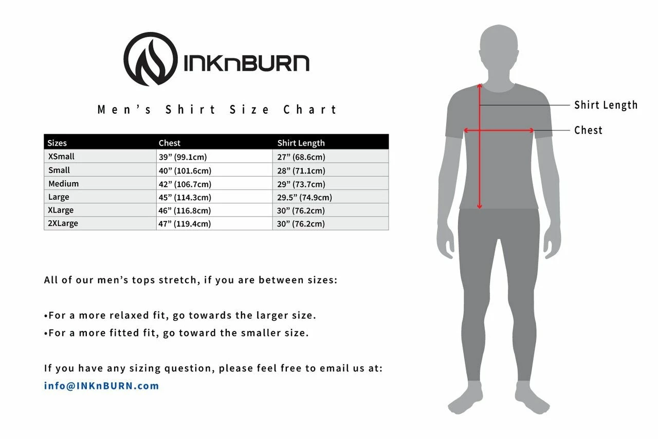 INKnBURN Men's Spiral Aloe Tech Shirt (S, M, L, XL, 2XL) 5 INKnBURN Men's Spiral Aloe Tech Shirt (S, M, L, XL, 2XL) - Image 3