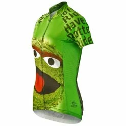 Brainstorm Sesame Street Oscar The Grouch Women's Cycling Jersey (M, L, XL, 2XL) -challenge shop 0nfGr1HWNGsjJ4kM7L5IKKHLI