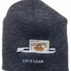 Zip It Gear Beanie Cap With A Zippered Pocket -challenge shop 1mqnZK3civ0GQkuOAeCYoKfr4
