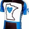 It's In My Heart Minnesota Men's Cycling Jersey (L, XL, 2XL)