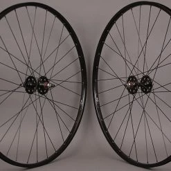 H Plus Son H + PLUS SON TB14 HARD ANO Black Forumula Track Fixed Gear Hubs Wheelset