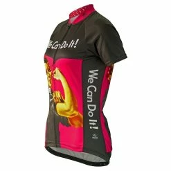 Brainstorm Rosie The Riveter Women's Cycling Jersey (S, M, XL, 2XL) -challenge shop 2HXSzDkdSH9t6i9JVUKbUJhTM