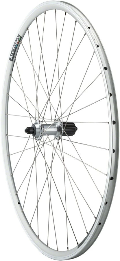 Alexrims Alex DA22 Silver Road Bike Rear Wheel 32h Shimano Hubs 8-11 Speed QR X 130mm 3 Alexrims Alex DA22 Silver Road Bike Rear Wheel 32h Shimano Hubs 8-11 Speed QR X 130mm