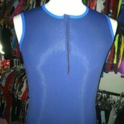 Other Oomph! Men's Ali'i Full Zip Tank, Navy/Ocean, Large