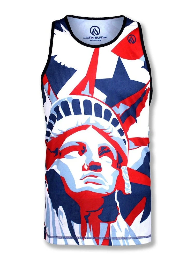 INKnBURN Men's Liberty & Justice Singlet (2XL) 3 INKnBURN Men's Liberty & Justice Singlet (2XL)