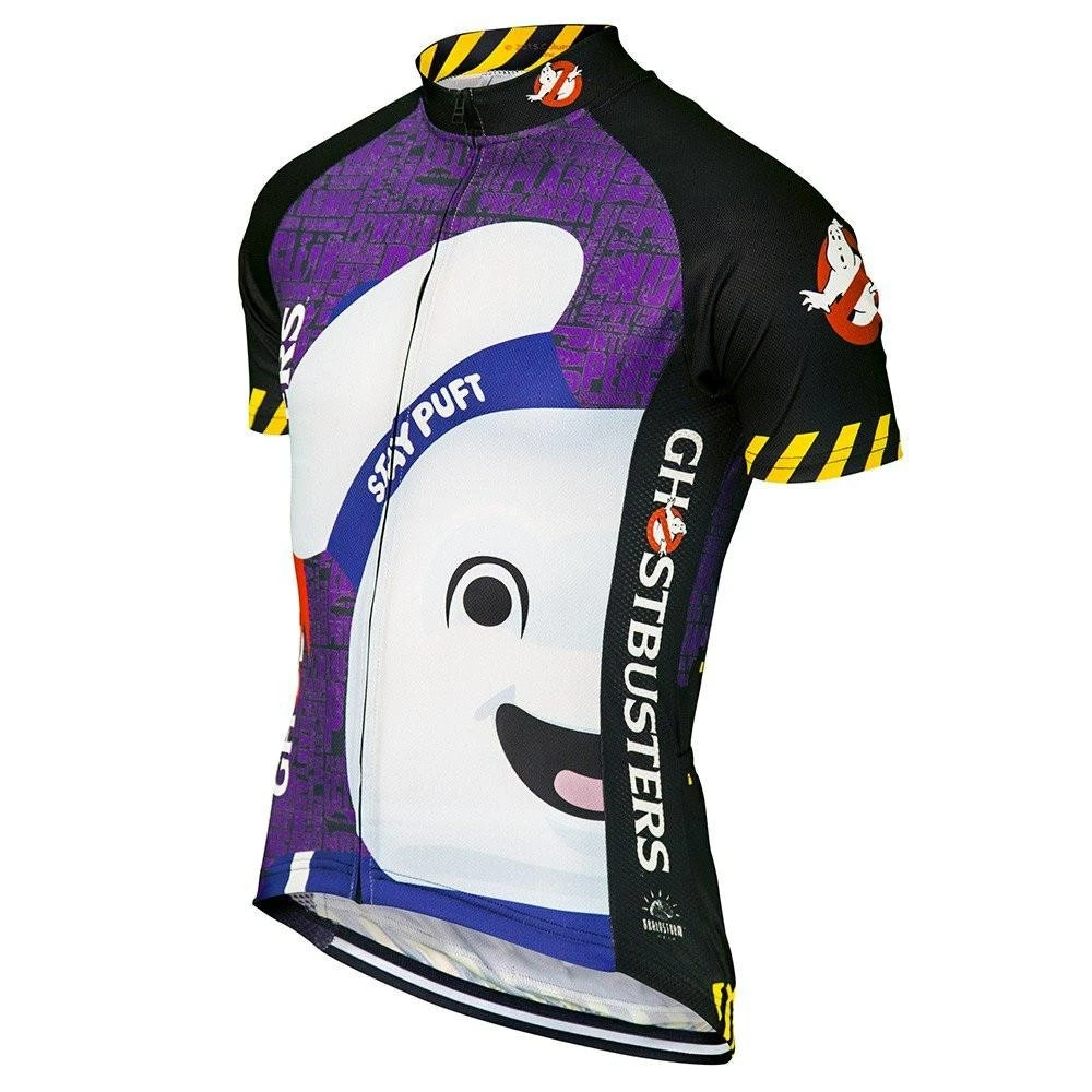 Brainstorm Ghostbusters Stay Puft Men's Cycling Jersey (S, M, L, 3XL) 6 Brainstorm Ghostbusters Stay Puft Men's Cycling Jersey (S, M, L, 3XL) - Image 4