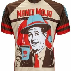 World Jerseys Manly Mojo Men's Cycling Jersey (S, M, L, XL, 2XL, 3XL)
