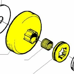 Husqvarna Chainsaw Clutch Drum 503 64 66-03 -challenge shop 503646603
