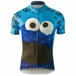 Brainstorm Sesame Street Cookie Monster Ride Bike Eat Cookie Cycling Jersey (Small) -challenge shop 5YM H wQ5sYBKZiRpooX33nuo