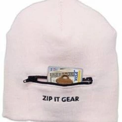 Zip It Gear Beanie Cap With A Zippered Pocket -challenge shop 5ui2pQfN3Bb IQchWiFXdK kM
