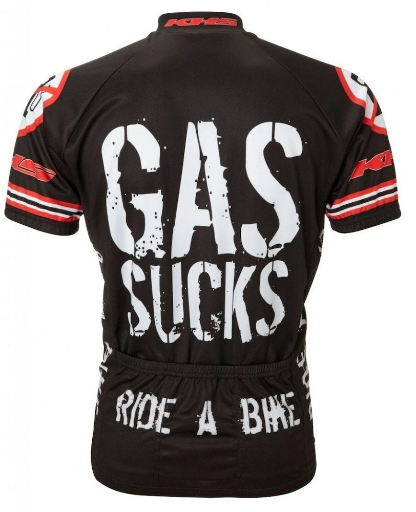 World Jerseys Gas Sucks Men's Cycling Jersey (Small) 7 World Jerseys Gas Sucks Men's Cycling Jersey (Small) - Image 5