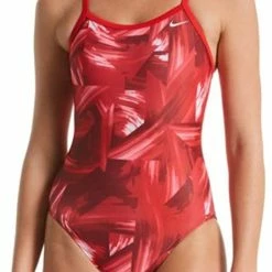 Nike Twisted Break Racerback One Piece, University Red (Size 28)