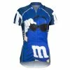 Brainstorm M&M's Signature Women's Cycling Jersey - Blue - Small - 50% OFF!