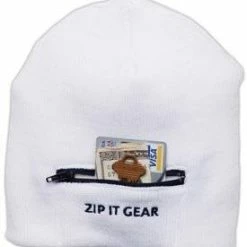 Zip It Gear Beanie Cap With A Zippered Pocket -challenge shop 7YCGpIVGKPWPaxYksV8mP3oy4