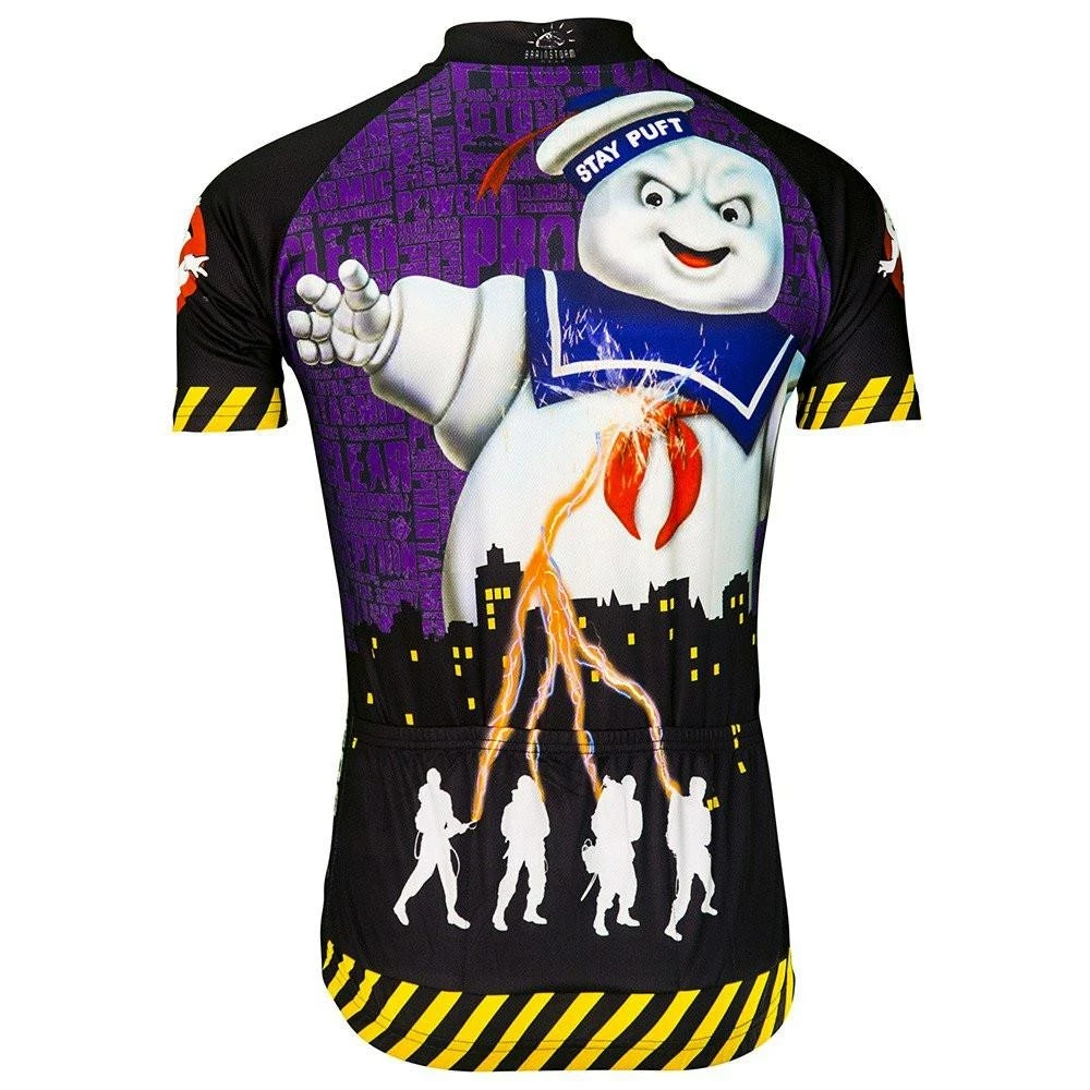 Brainstorm Ghostbusters Stay Puft Men's Cycling Jersey (S, M, L, 3XL) 4 Brainstorm Ghostbusters Stay Puft Men's Cycling Jersey (S, M, L, 3XL) - Image 2