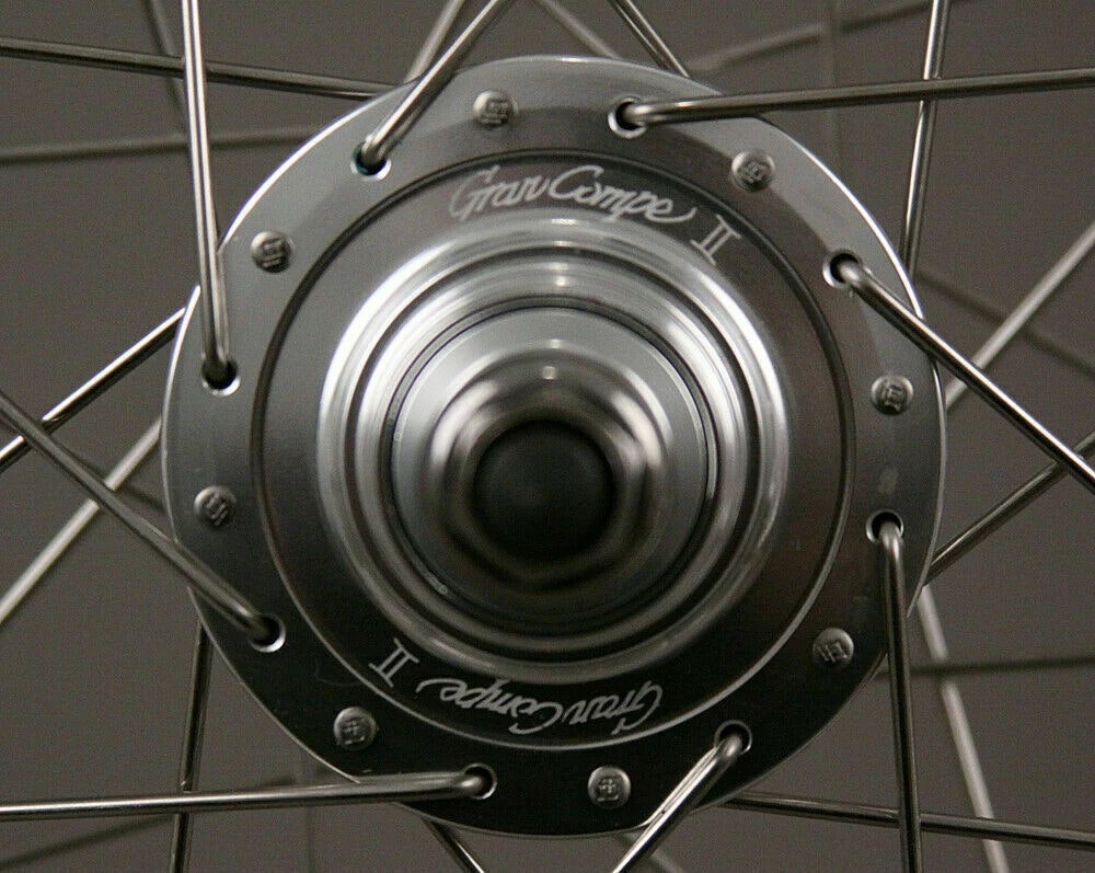 H Plus Son H + Plus Son Tb14 Silver Fixed Gear Gran Compe Track Hubs Wheels Dt Competition 11 H Plus Son H + Plus Son Tb14 Silver Fixed Gear Gran Compe Track Hubs Wheels Dt Competition - Image 9