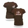 The Triathlete Store Tough Chik Women's I Love Mud - Cap Sleeve Tee (S, XL)