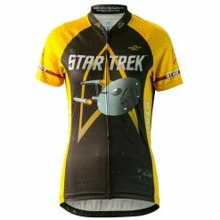 Brainstorm Star Trek Command (Gold) Women's Cycling Jersey 2XL