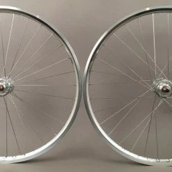H Plus Son Archetype Polished SILVER 32h Fixed Gear Track Bike Wheelset