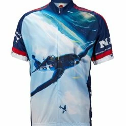 World Jerseys Navy Corsair Men's Cycling Jersey (S, M, L, XL, 2XL, 3XL)