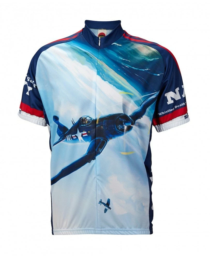 World Jerseys Navy Corsair Men's Cycling Jersey (S, M, L, XL, 2XL, 3XL) 3 World Jerseys Navy Corsair Men's Cycling Jersey (S, M, L, XL, 2XL, 3XL)