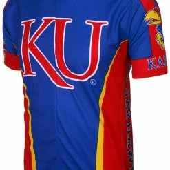 Adrenaline Promotions Kansas University Jayhawks Road Cycling Jersey (S, M, L, XL, 2XL, 3XL)