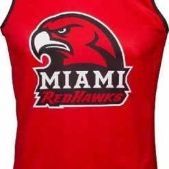 Adrenaline Promotions Miami Of Ohio Redhawks Men's RUN/TRI Singlet (XS, S, L, XL, 2XL, 3XL)