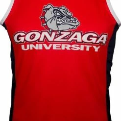 Adrenaline Promotions Gonzaga Bulldogs Men's RUN/TRI Singlet (XS, S, M, L, XL, 2XL, 3XL)