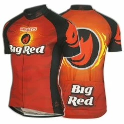 Brainstorm Big Red Men's Cycling Jersey (S, M, L, XL, 2XL, 3XL)