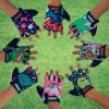 Zippyrooz Toddler & Little Kids Half Finger Bike Gloves In 8 Fun Designs