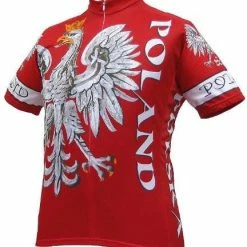 World Jerseys Poland Men's Cycling Jersey (S, M, L, XL, 2XL, 3XL)