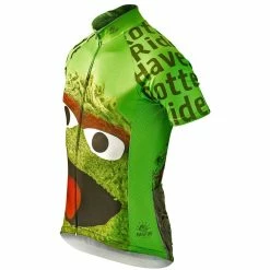 Brainstorm Sesame Street Oscar The Grouch Men's Cycling Jersey (S, 3XL) -challenge shop HKk4c0JQKju6YUJSLBlpZoZL0