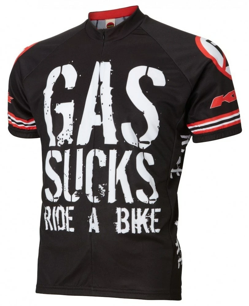 World Jerseys Gas Sucks Men's Cycling Jersey (Small) 3 World Jerseys Gas Sucks Men's Cycling Jersey (Small)