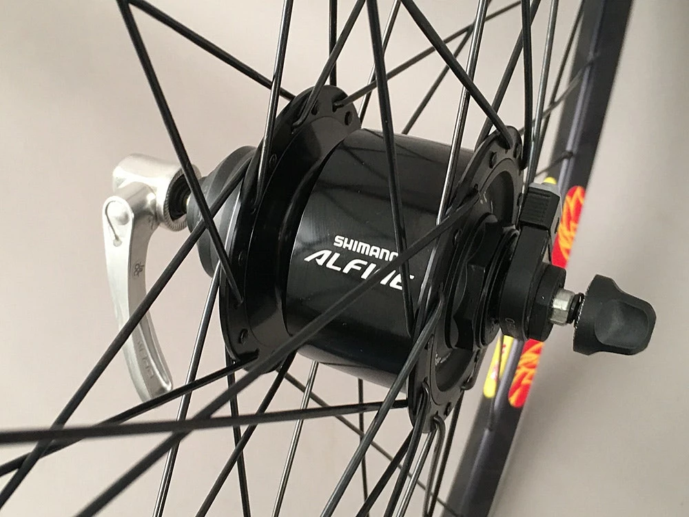 Black Heavy Duty Velocity Dyad 700c Shimano Hubs Dynamo Front 2020 5 Black Heavy Duty Velocity Dyad 700c Shimano Hubs Dynamo Front 2020 - Image 3