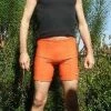TRI@ Unisex Triathlon Shorts - Orange (2XL)