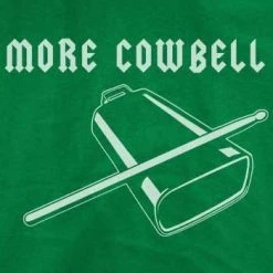 The Triathlete Store More Cowbell Men's T-Shirt - Kelly Green (S, 3XL) -challenge shop J7RCS 06joKW HhVJ8hEXTbcs