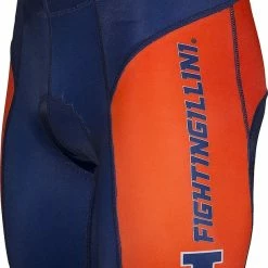 Adrenaline Promotions Illinois Fighting Illini Cycling Shorts (S, XL, 2XL)