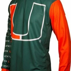 Adrenaline Promotions Miami Hurricanes Men's MTB Cycling Jersey Medium