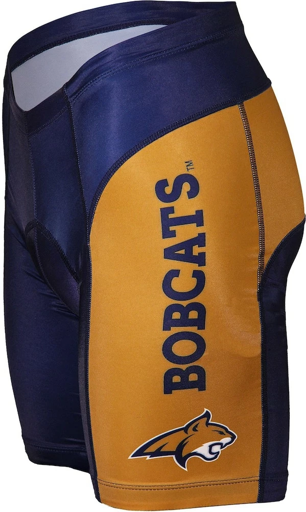Adrenaline Promotions Montana State Bobcats Men's Cycling Shorts (Small) 3 Adrenaline Promotions Montana State Bobcats Men's Cycling Shorts (Small)