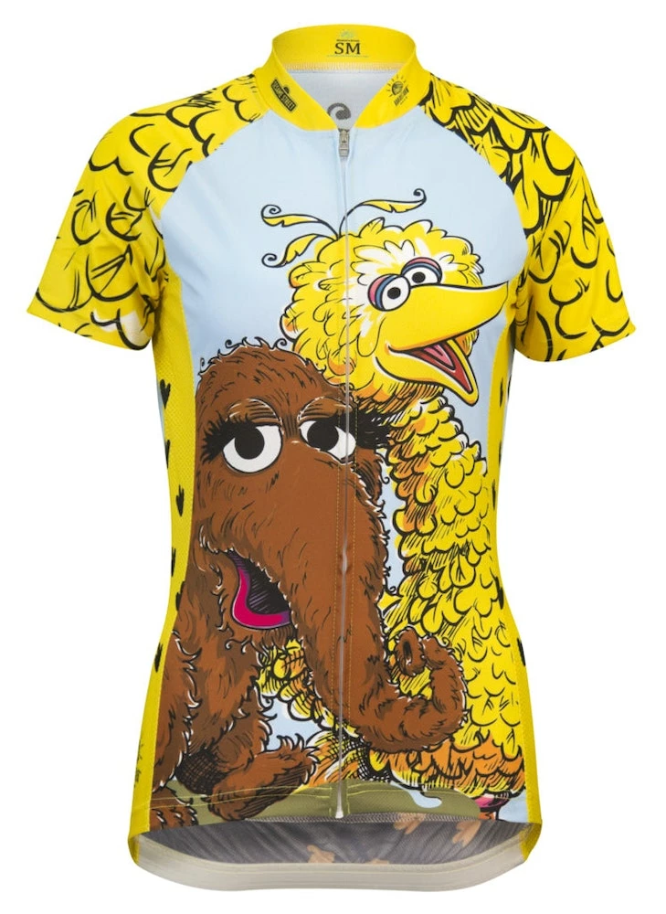 Brainstorm Big Bird & Snuffy Women's Cycling Jersey X-Large 50% OFF! 7 Brainstorm Big Bird & Snuffy Women's Cycling Jersey X-Large 50% OFF! - Image 5