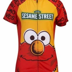 Brainstorm Sesame Street Elmo Women's Cycling Jersey (S, M, L, XL, 2XL) -challenge shop Lq7D58pZTHV5z8wn59h5IXRKY