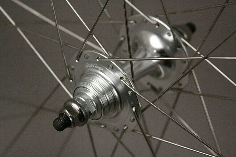 H Plus Son H + Plus Son Tb14 Silver Fixed Gear Gran Compe Track Hubs Wheels Dt Competition 9 H Plus Son H + Plus Son Tb14 Silver Fixed Gear Gran Compe Track Hubs Wheels Dt Competition - Image 7