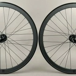 H Plus Son H PLUS + SON SL42 BLACK FIXED GEAR Track WHEELSET GRAN COMPE HUBS