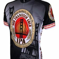 World Jerseys San Francisco Gold IPA Cycling Jersey (S, M, L, XL, 2XL, 3XL)