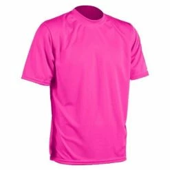 The Triathlete Store RaceReady Unisex Cool T - Tech Running Shirt, Pink (Small)