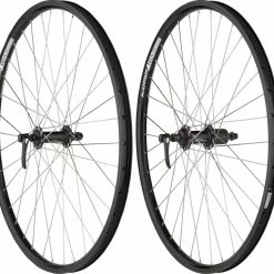Alexrims 26" Mountain Bike MTB Wheelset Alex DH19 Rims 36h Shimano Deore Hubs QR 100-135