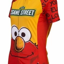 Brainstorm Sesame Street Elmo Women's Cycling Jersey (S, M, L, XL, 2XL) -challenge shop OOE9q Gx4VHm3RqWb2BABt69o