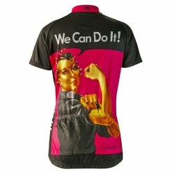 Brainstorm Rosie The Riveter Women's Cycling Jersey (S, M, XL, 2XL) -challenge shop OxRdc 2pdWH01gV8w7SsSf3PI