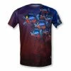 INKnBURN Men's Piranha Tech Shirt (M, L, XL) -challenge shop Ozug88RWth2vR9zLKazGr54pM